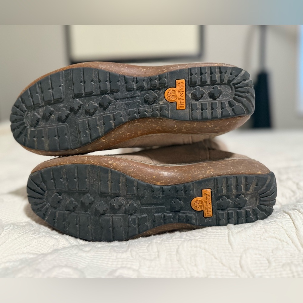 Gently Worn Timberland Grandby Tan Suede Tall Boots - Picture 5 of 8